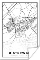 Affiche Oisterwijk - Carte - Plan de la ville - Carte - 80x120 cm