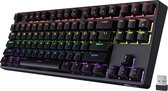 Bol.com Royal Kludge RK87 (2022) Hot Swappable TKL Mechanisch Toetsenbord - Gaming Keyboard - Zwart - RGB - Wired & Wireless - T... aanbieding
