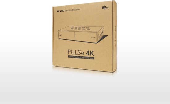 AB Pulse 4K UHD PVR Digitale ontvanger Combo PVR - 1x DVB S2X + 1x T2/C - AB-COM