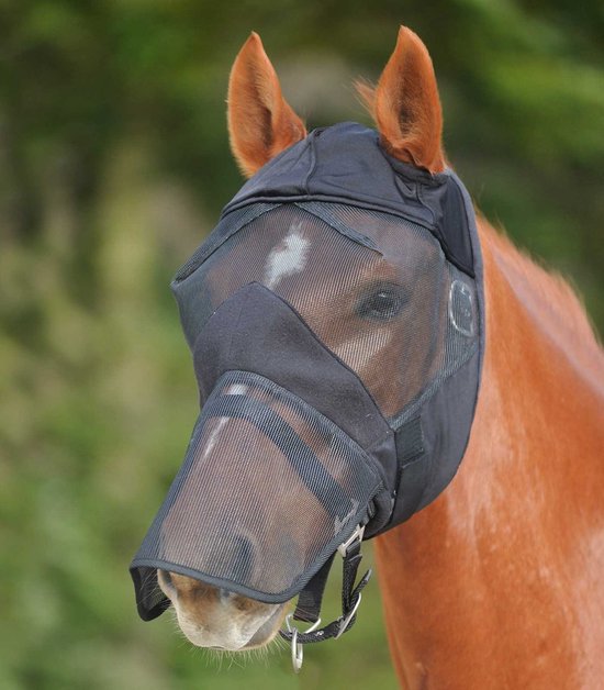 PREMIUM Fly Mask Without Ear And With Nose Protection