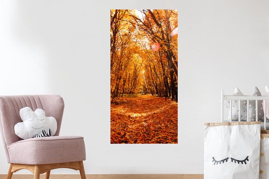 Stickers Stickers muraux - Automne - Forêt - Feuilles - Saisons - 60x120 cm - Film adhésif
