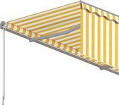 vidaXL-Luifel-automatisch-uittrekbaar-met-rolgordijn-6x3-m-geel-en-wit