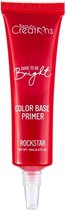 Beauty Creations - Dare To Be Bright - Color Base Primer - Oogschaduw Primer - EB12 - Rockstar - Rood - 15 ml
