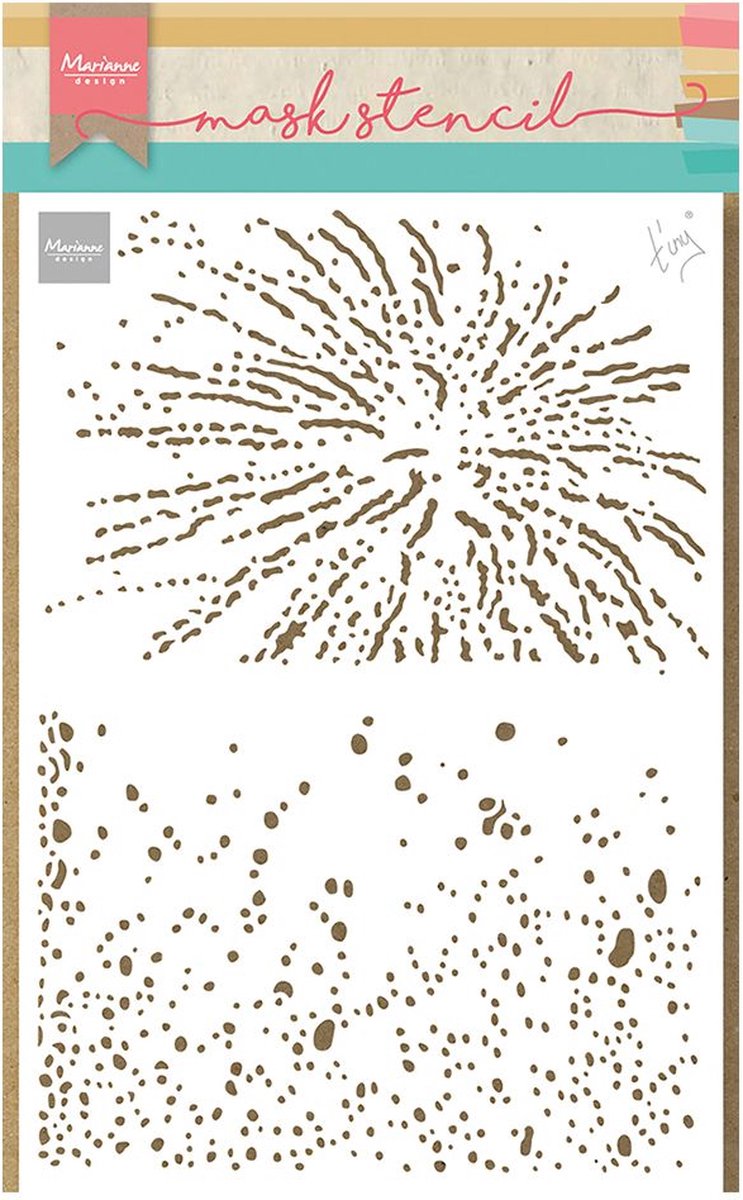 Marianne Design Mask stencils Tiny's bubbles & sparkles
