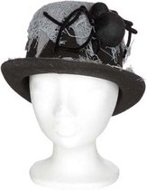 Halloween - Volwassenen hoed met spin 13 x 29 x H25 cm