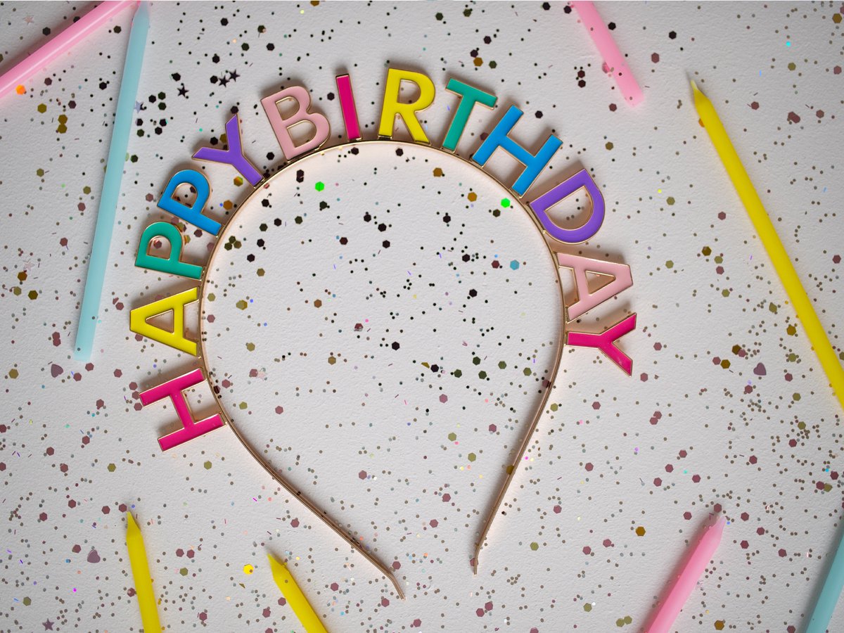 Haarband verjaardag meisje verjaardagsfeestje haar band happy birthday