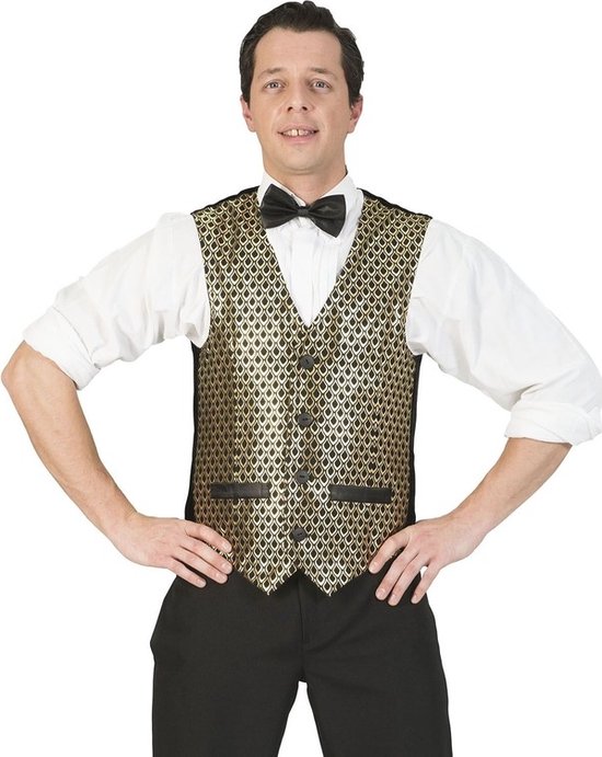 Verkleed gilet voor heren - carnaval verkleed accessoire voor volwassenen
