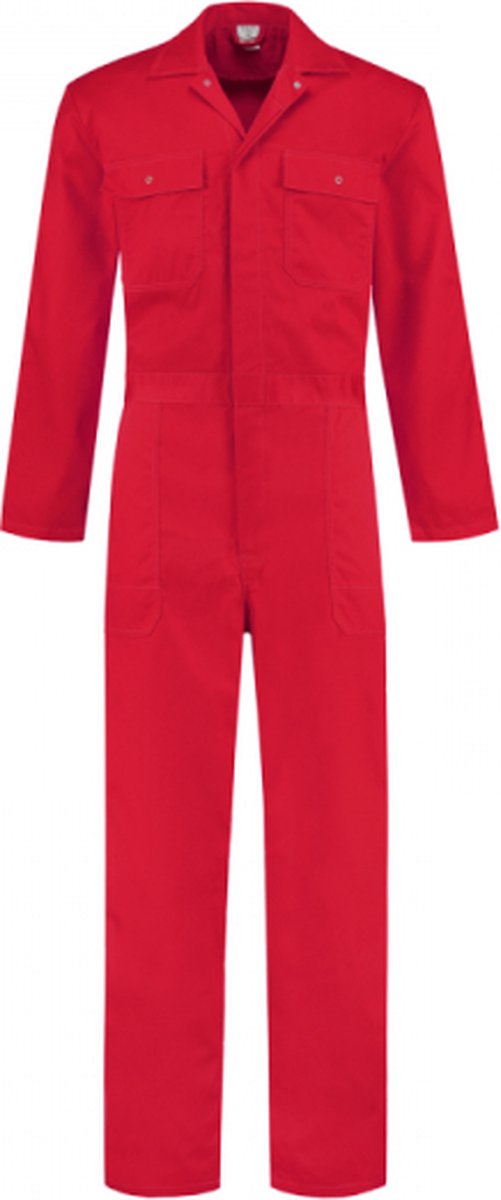 Top Rock Overall OVK100-002 (100% katoen) - Rood - 58