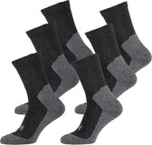 Xtreme Sockswear Hiking Sokken - 6 paar Hiking / Wandelsokken - Multi Antraciet - Maat 39/42