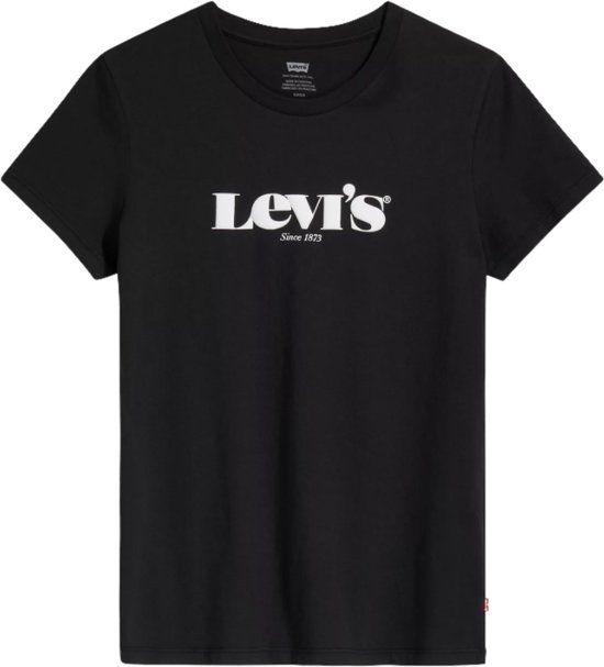 Levi's The Perfect Tee 173691250, Femme, Zwart, T-Shirt, Taille: XXS