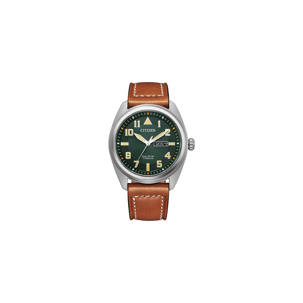 Citizen BM8560-11XE Horloge - Leer - Bruin - Ø 41 mm