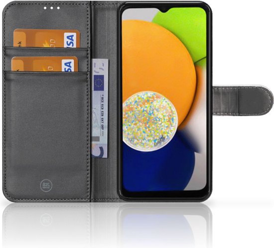 GSM Hoesje Samsung Galaxy A03 Wallet Book Case Paarden | bol