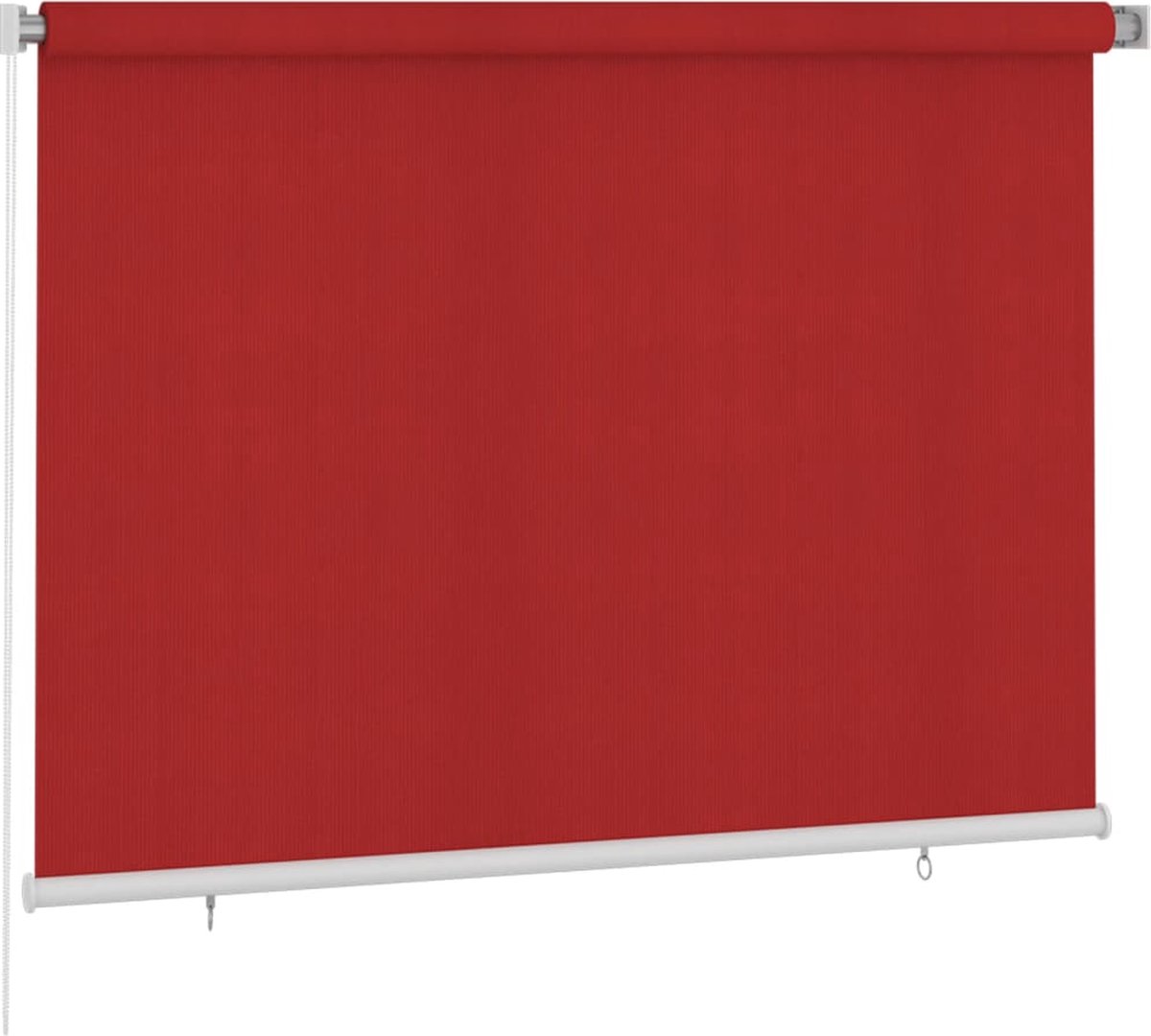 VidaLife Rolgordijn voor buiten 200x140 cm rood