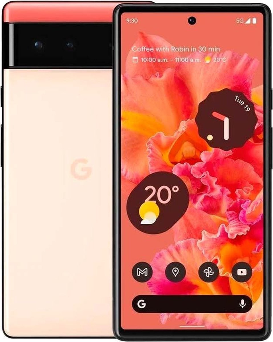 Google Pixel 6 - 128GB - 5G - (Oranje) (6.4 inch)