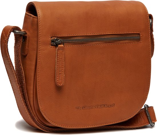 The Chesterfield Brand Sac à épaule bandoulière Roman Flapoverbag Cognac Brun