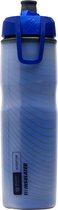 BLENDERBOTTLE - BLAUW - 710ml INSULATED Hydration / water Halex Sports bidon - Speciale wielrenbidon met uniek mondstuk. Drink vanuit iedere richting.