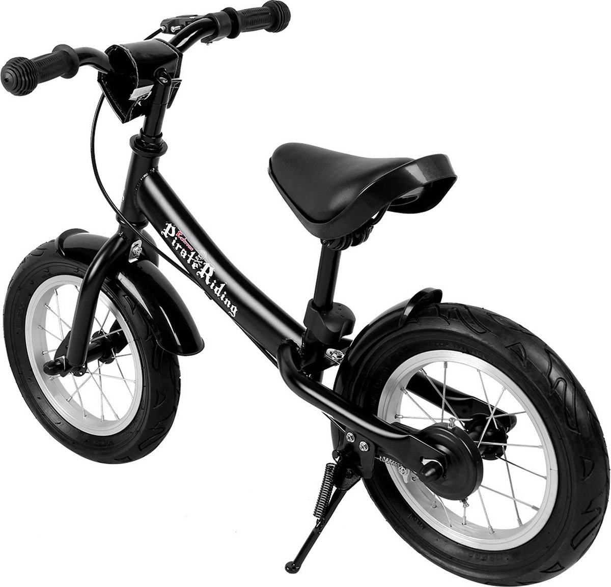 Spielwerk Loopfiets Piraat zwart