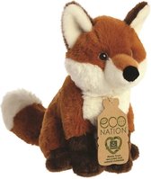Pluche dieren knuffels rode vos van 23 cm - Knuffeldieren vossen speelgoed