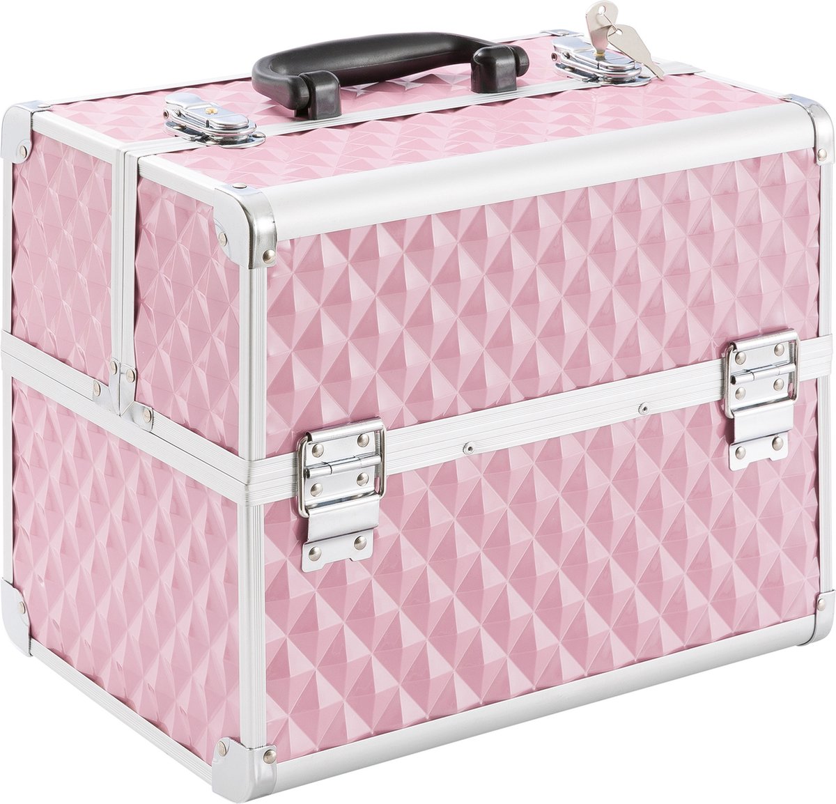 AREBOS Cosmetica Koffer - Beauty Case - Multikoffer - 15 L - Pink