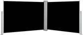 vidaXL - Windscherm - uittrekbaar - 120x1000 - cm - zwart