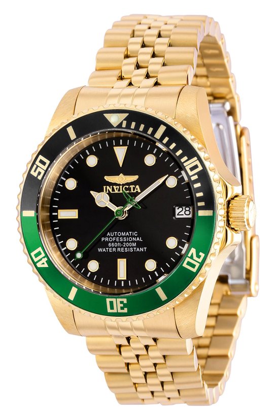 Invicta Pro Diver 8945 Quartz Ladies Watch - 24 mm, Gold, strappy Invicta Pro Diver 8945 Quartz Ladies Watch - 24 mm, Gold, strappy