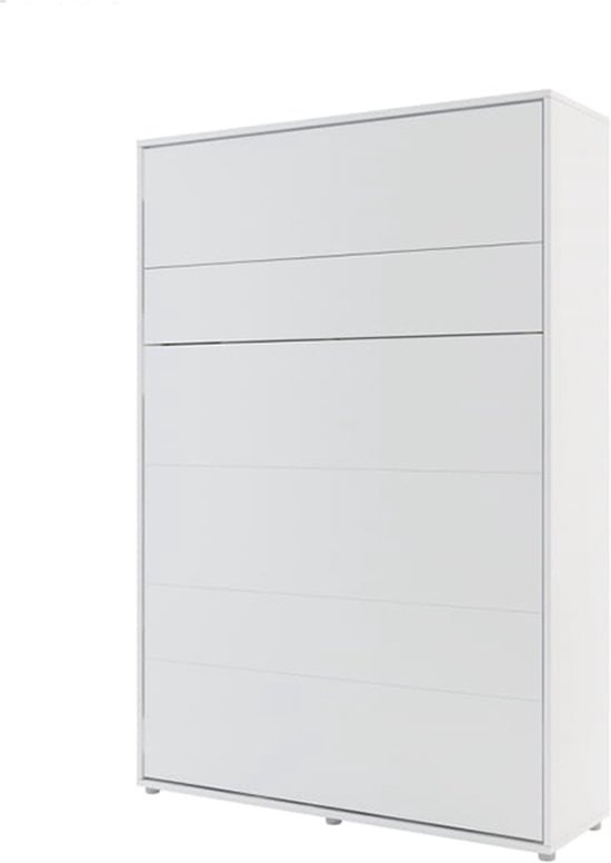 Lit escamotable vertical Murphy 160x200 - Blanc mat