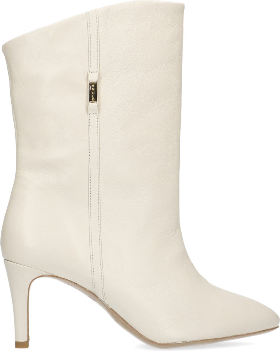 Schoenen Div maten — Schoenen Kleding ≥ Zacht beige/off white leren laarzen  MANFIELD Dames Schoenen itportal.co.il