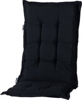 Madison Stoelkussen met hoge rug Panama 123x50 cm zwart