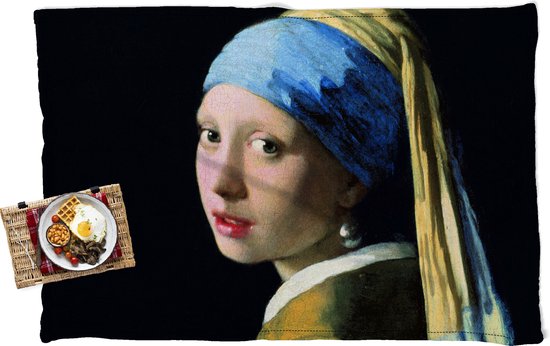 Picknickkleed - Buitenkleed - Meisje met de parel - Johannes Vermeer