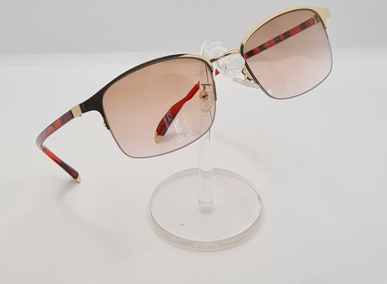 Bifocale bruin/goud ZONNEBRIL OP STERKTE +1,0 leesbril met bruine lenzen,  unisex bril... | bol.com