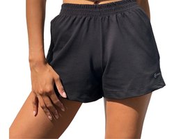 Sport short dames - Korte broek dames - Shorts - Zwart - Broeken - Zomerbroeken - Sweatpants - M
