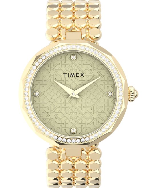 Timex Trend TW2V02500 Horloge - Staal - Goudkleurig - Ø 34 mm