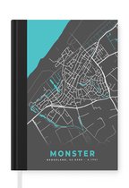 Cahier - Cahier d'écriture - Plan - Monster - Plan - Plan de ville - Cahier - Format A5 - Bloc-notes