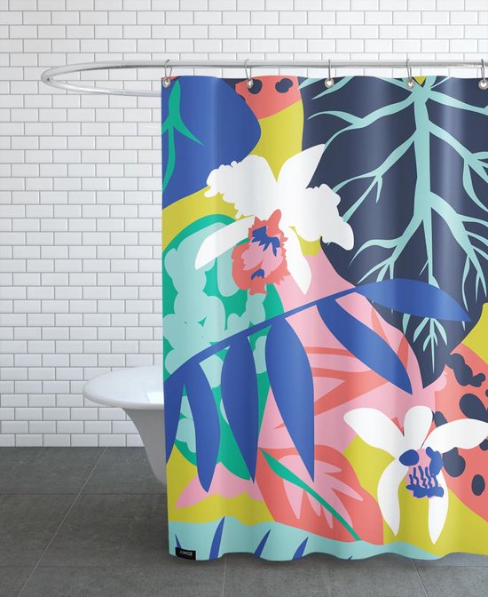 Jungle Foliage Douchegordijn