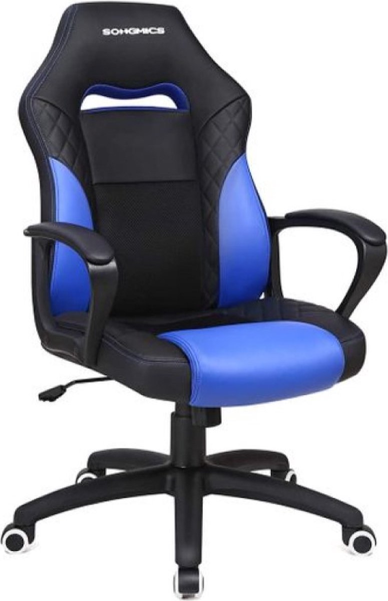 Offeco Gamestoel Jupiter - Gamestoelen - Desk chair - Gaming spullen - Gaming chair - Bureaustoel - Blauw