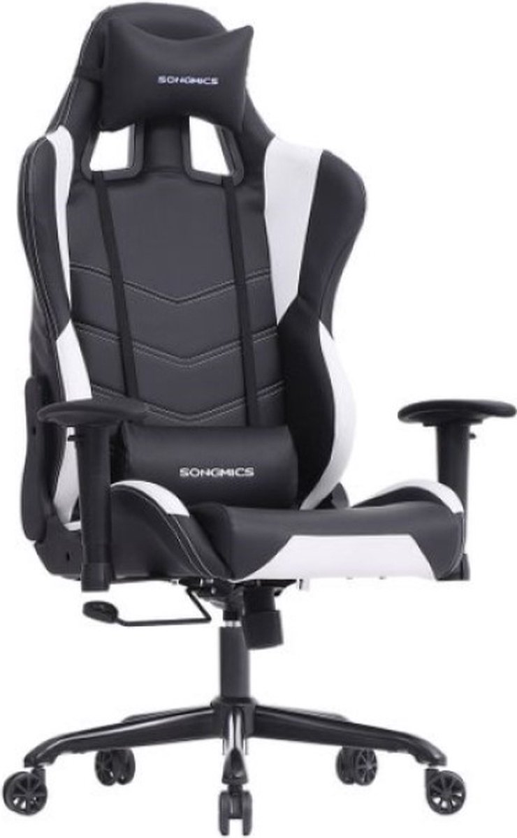 Offeco Gamestoel Poseidon - Gamestoelen - Desk chair - Gaming spullen - Gaming chair - Bureaustoel - Wit