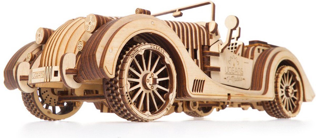 UGEARS Houten 3D Model - Roadster VM-01 — afbeelding 5