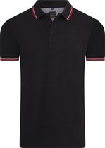 Mario Russo Polo shirt Edward - Polo Shirt Heren - Poloshirts heren - Katoen - Zwart
