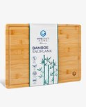 ViveGrace HOME® Bamboe Snijplank – 40×30 CM – Snijplank Hout – Met Sapgeul – Naturel