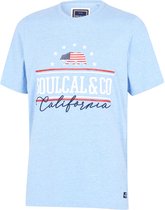 SoulCal - T-Shirt - Logo shirt - Heren - Licht blauw - XL