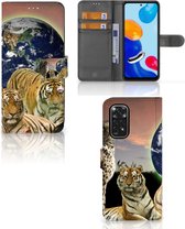 Coque Smartphone Xiaomi Redmi Note 11/11S Bookcase avec Porte-Cartes Predators
