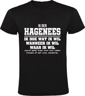Hagenees Heren t-shirt | verjaardagkado | verjaardag kado | grappig | jarig | Den Haag | cadeau | Zwart