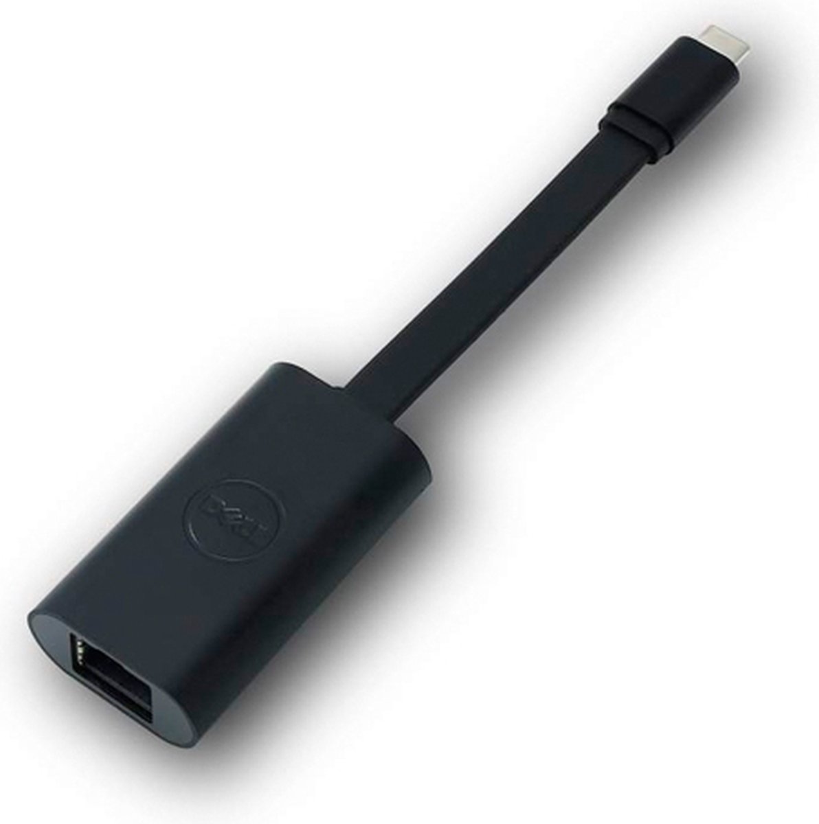 Dell Adapter- USB-C to Ethernet (PXE Boot), 10Mb LAN, 100Mb LAN, GigE, 1000 Mbps, Black kabel adapter - Zwart