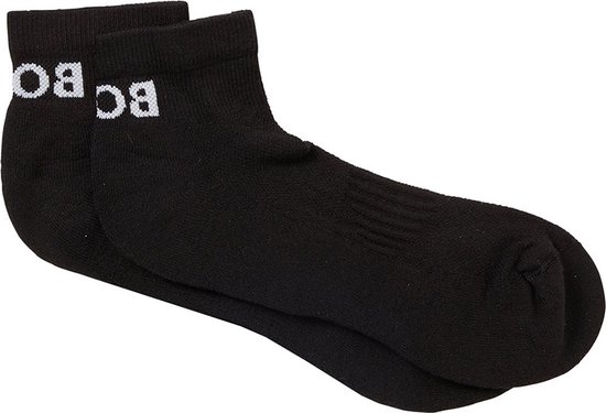 BOSS logo chaussettes de sport (lot de 2) - socquettes pour hommes - noir - Taille : 39-42