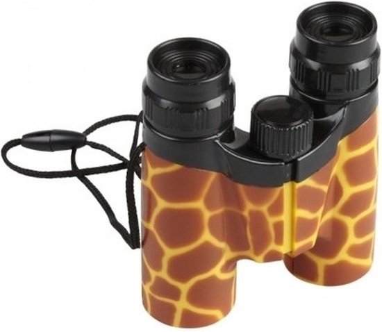 Kinder speelgoed verrekijker giraffe print 11cm - Natuur onderzoekers  Explorer artikelen | bol.com