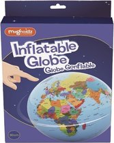 Opblaasbare wereldbol 30 cm - Strandballen - Opblaasbaasbaar speelgoed