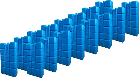 DULA Koelelementen voor koelbox - blauw - 20 stuks - 750 gram - 20x10,5x4cm van DULA — afbeelding 3