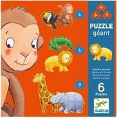 Djeco Set van 3 puzzels | Marmoset & Friends
