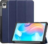 Case2go - Housse pour Tablette compatible avec Realme Pad Mini - 8,7 pouces - Étui Livre Tri-Fold - Fonction Auto Wake - Blauw Foncé