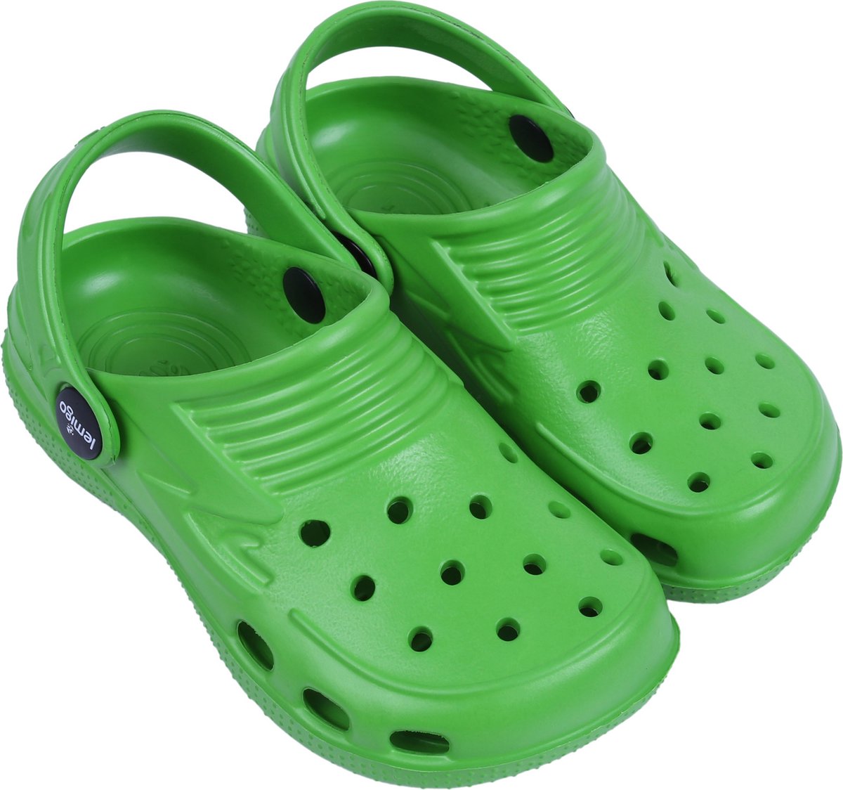 Groene, extreemlichte en universele crocs slippers voor kinderen van hoogwaardig rubber - LEMIGO / 26